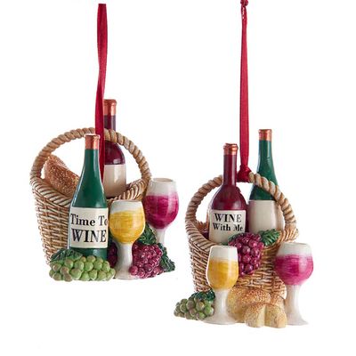 Ornament Wine kunststof h8 cm - Kurt s adler
