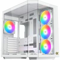 ATX Semi-toren BehuizingXIGMATEK CUBI II Arctic Wit