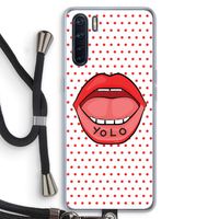 Yolo Denise: Oppo A91 Transparant Hoesje met koord