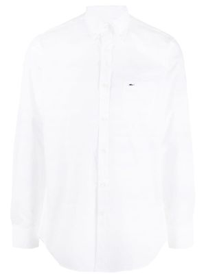 Paul & Shark chemise à plaque logo - Blanc