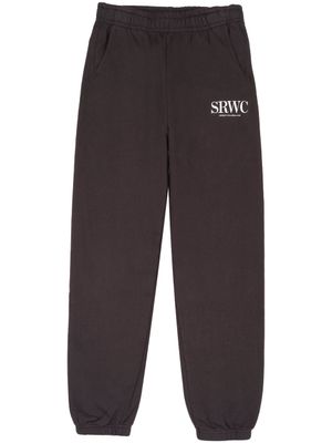 Sporty & Rich pantalon de jogging Upper East Side en coton - Noir