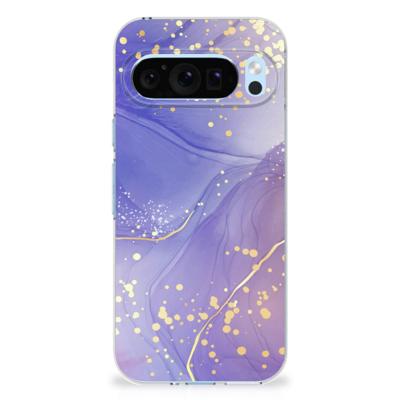 Hoesje maken voor Google Pixel 9 | 9 Pro Watercolor Paars Hoesje maken voor Google Pixel 9 | 9 Pro Watercolor Paars