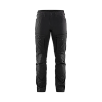 Blåkläder Service werkbroek met stretch 14561845 | Zwart/Donkergrijs | Maat 46 - 7330509651759