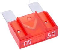Dresselhaus zekering bananenstekker "maxi" flat fuse maxi 50a 1 piece / red