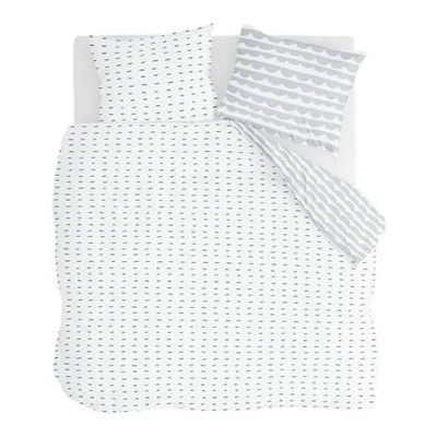 Walra More Dashes Dekbedovertrek 200 x 220/240 cm - Wit