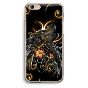 Huilende Wolf: iPhone 6 / 6S Transparant Hoesje