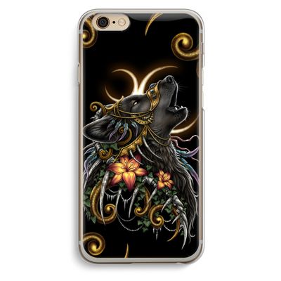 Huilende Wolf: iPhone 6 / 6S Transparant Hoesje