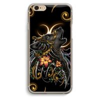 Huilende Wolf: iPhone 6 / 6S Transparant Hoesje