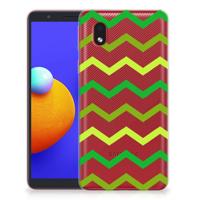 Samsung Galaxy A01 Core | TPU bumper | Zigzag Groen