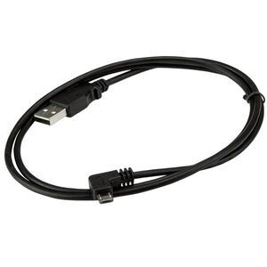 StarTech.com 1 m Micro-USB oplaad en sync kabel M/M Micro-USB haaks naar rechts 30/24AWG