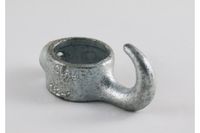 Klemring met haak mat zwart structuur steigerbuis met inbusbout steigerbuis Ø 33.7mm