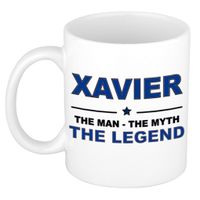 Xavier The man, The myth the legend collega kado mokken/bekers 300 ml