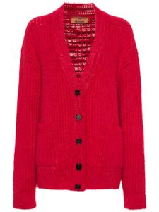 Missoni cardigan à effet brossé - Rouge