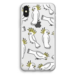 Papegaai: iPhone X Transparant Hoesje