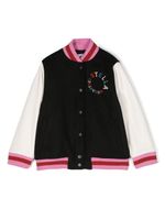 Stella McCartney Kids veste bomber à logo brodé - Noir - thumbnail