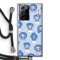 Gezichtjes: Samsung Galaxy Note 20 Ultra / Note 20 Ultra 5G Transparant Hoesje met koord