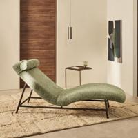 Kave Home Relaxfauteuil 'Osla' Chenille, kleur Groen