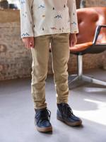 Gekleurde slim fit MorphologiK MEDIUM jongens beige