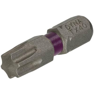Dynaplus schroefbit paars [10x] - TX-40 - 25mm