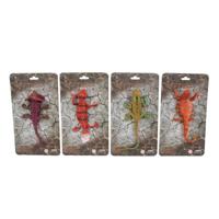 Stretch reptiel op kaart 18-23cm Stretch reptiel op kaart 18-23cm