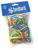 Standard elastieken 5 populaire afmetingen, geassorteerde kleuren, zakje van 100 g - thumbnail