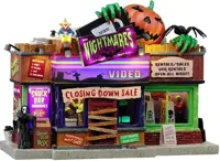 Lemax nightmares video verlicht huisje Spooky Town 2025 Lemax nightmares video verlicht huisje Spooky Town 2025