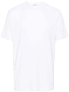 Hanro t-shirt en coton à col rond - Blanc