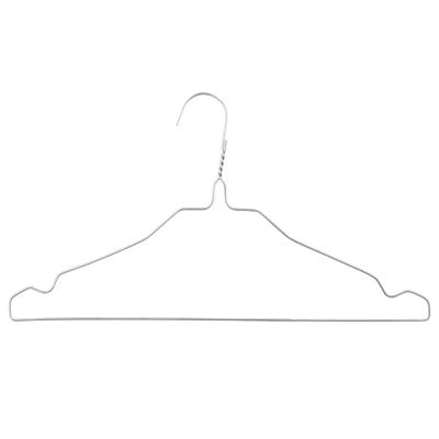 5Five Kledinghangers - 25x stuks - metaal - zilver - 40 x 20 cm - kleerhangers