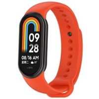 Siliconen bandje - Oranje - Xiaomi Smart band 8 - thumbnail