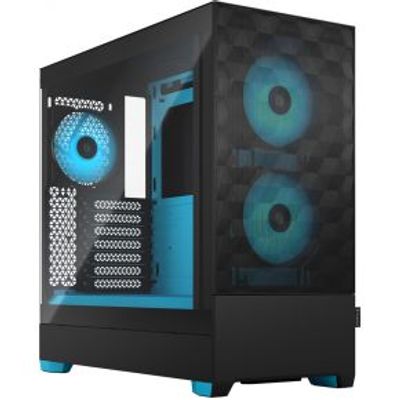 Fractal Design Pop Air RGB Cyan Core TG Clear Tint
