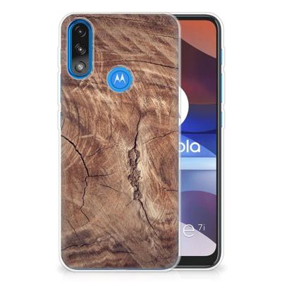 Motorola Moto E7/E7i Power | Bumper Hoesje | Tree Trunk