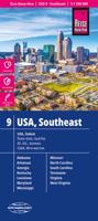 Wegenkaart - landkaart 9 USA Zuid-Oost, zuidoost USA | Reise Know-How Verlag Wegenkaart - landkaart 9 USA Zuid-Oost, zuidoost USA | Reise Know-How Verlag
