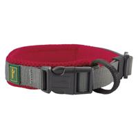 HUNTER Hondenhalsband Maldon, rood/grijs, Maat: S