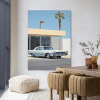 Urban Cotton Wandkleed 'Vice' 145 x 190cm in Frame - black