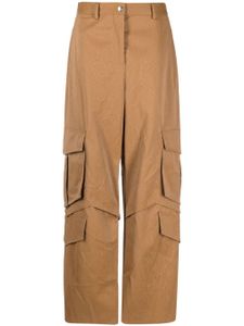 MSGM pantalon à poches cargo - Marron