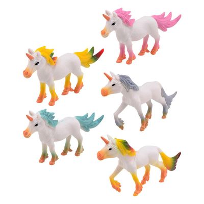 Johntoy eenhoorn speelfiguren, 5st.