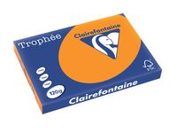 Clairefontaine Trophée Intens, gekleurd papier, A3, 120 g, 250 vel, feloranje - thumbnail
