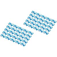 Digitus A-CC-B A-CC-B Gekleurde clips voor patchkabel Blauw - thumbnail