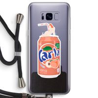 S(peach)less: Samsung Galaxy S8 Transparant Hoesje met koord