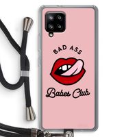 Badass Babes Club: Samsung Galaxy A42 5G Transparant Hoesje met koord