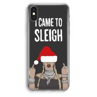 Came To Sleigh: iPhone XS Max Transparant Hoesje