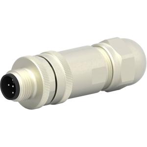 TE Connectivity T4111011051-000 Sensor/actuator connector, niet geassembleerd M12 Aantal polen: 5 Stekker, recht 1 stuk(s)