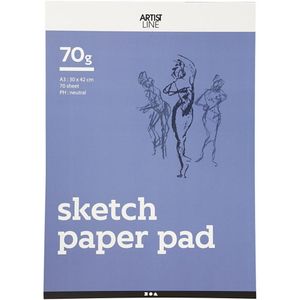 Creativ Company Drawing Paper Pad Papierblok voor handenarbeid 70 vel
