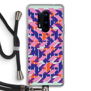 Skew Blush 3: OnePlus 8 Pro Transparant Hoesje met koord