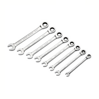 IceToolz (Buzaglo) Steek-/ring-/ratelsleutelset 8-15mm - zwart