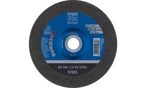 PFERD EH 180-2,9 SG STEEL 61323322 Doorslijpschijf gebogen 180 mm 25 stuk(s) Staal