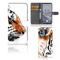 Hoesje Nokia X30 Watercolor Tiger - thumbnail