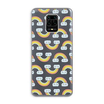 Regenboog: Xiaomi Redmi Note 9 Pro Transparant Hoesje
