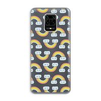 Regenboog: Xiaomi Redmi Note 9 Pro Transparant Hoesje