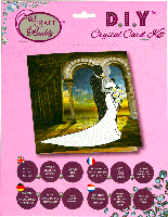 Diamond painting kaart bruiloft